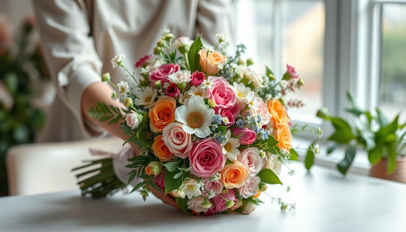 Seasonal flower arrangements